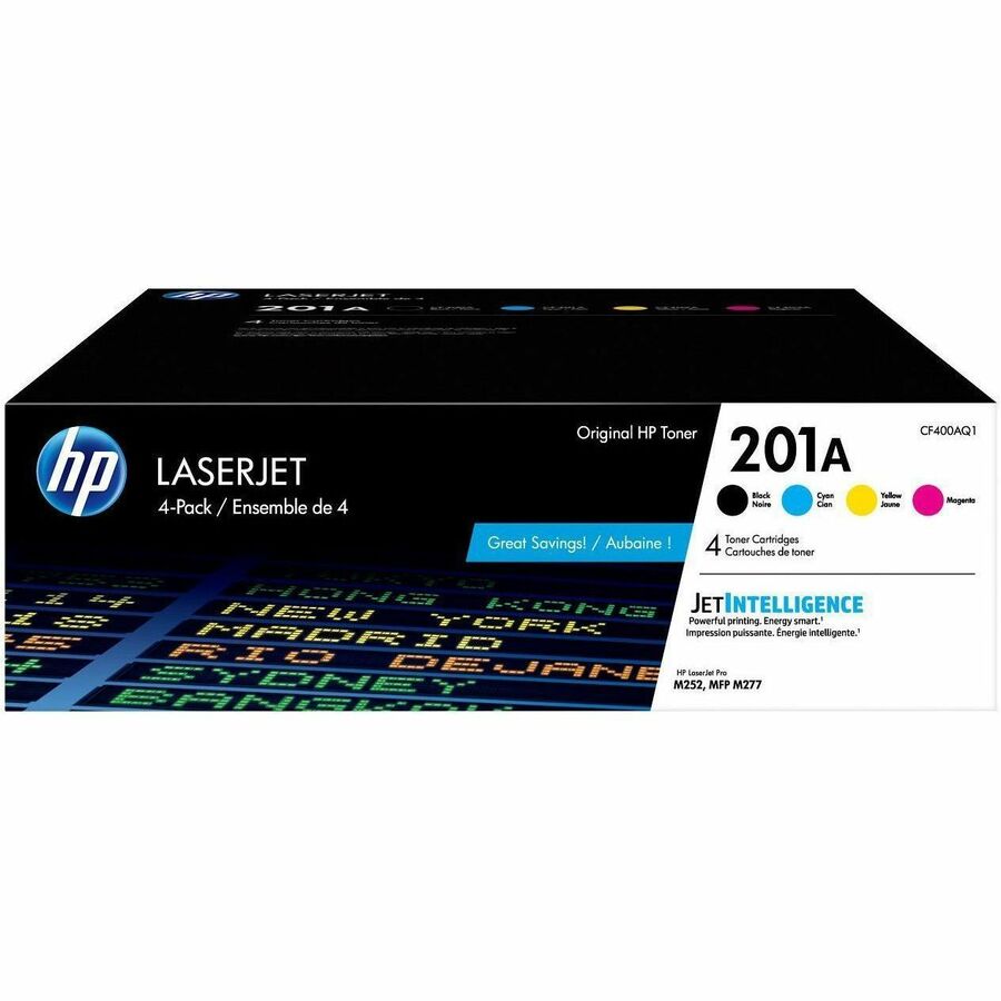 HP 201A Original Laser Toner Cartridge - Combo Pack - Black, Cyan, Magenta, Yellow - 4 / Carton - 1420 Pages Black, 1330 Pages Cyan, 1330 Pages Magenta, 1330 Pages Yellow