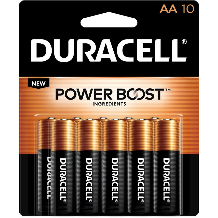 Duracell Coppertop Alkaline AA Battery 10-Packs - For Multipurpose - AA - 1.5 V DC - 10/Pack - 6 / Carton