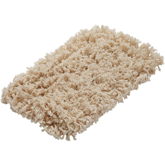Rubbermaid Commercial Wall Washer Kit Replacement Pads - 5" Width x 9" Length - Cotton Fiber - 12 / Carton