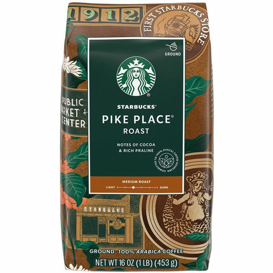 Starbucks Pike Place Coffee - Medium - 16 oz - Pike Place - 1 Each