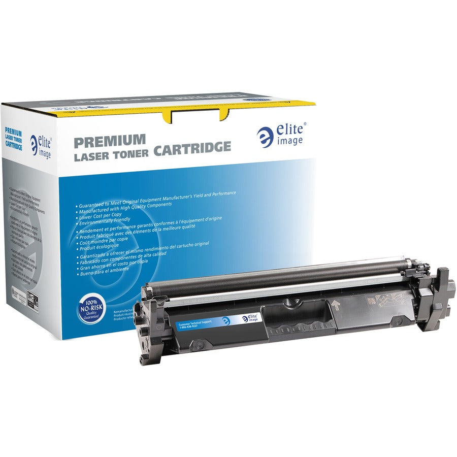 Elite Image Remanufactured Laser Toner Cartridge 17A - Black - 1 Each - 1600 Pages