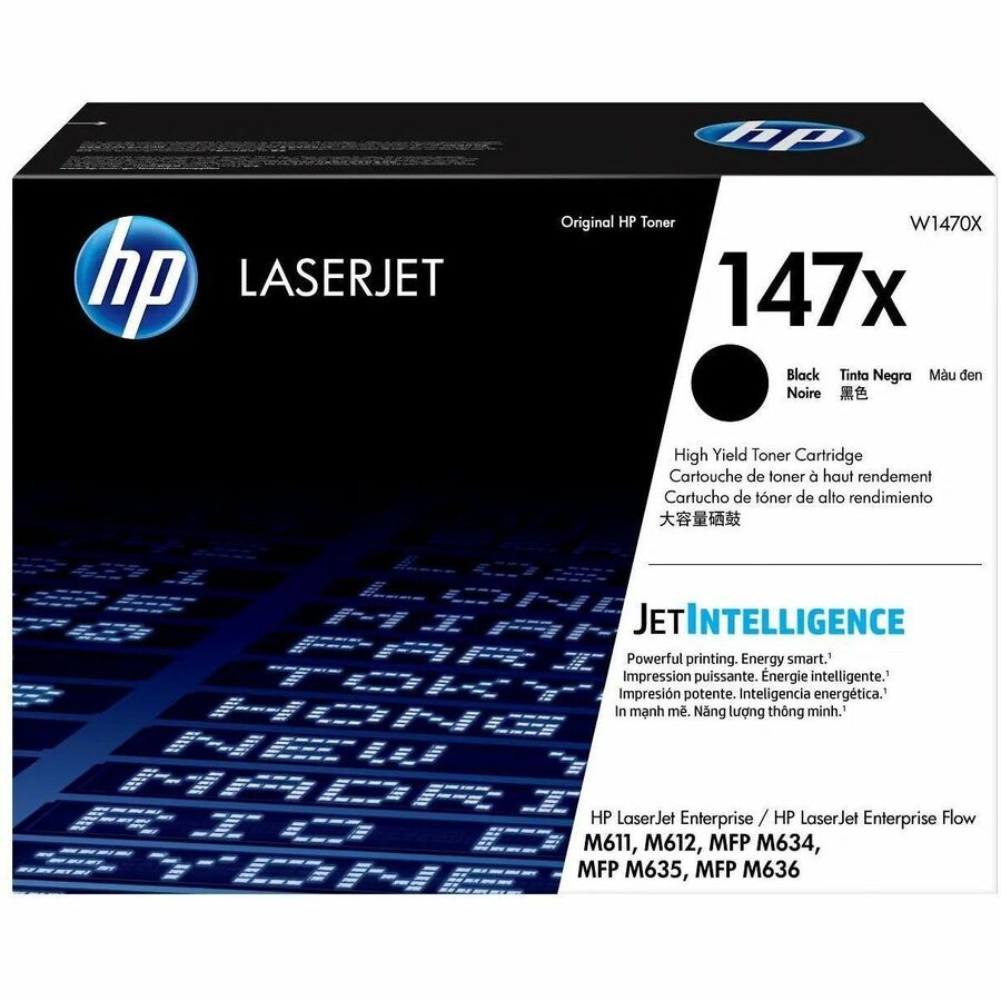 HP 147X Original High Yield Laser Toner Cartridge - Black - 1 Each - 25200 Pages