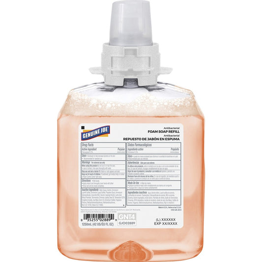 Genuine Joe Antibacterial Foam Soap Refill - Orange Blossom Scent - 1.32 quart - Bacteria Remover - Hand, Skin - Antibacterial - Orange - 1 Each