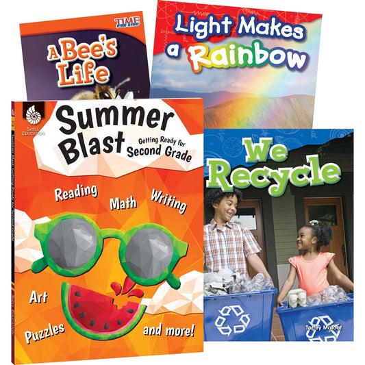 Shell Education Learn-At-Home Summer Science Set Printed Book by Jodene Smith - 196 Pages - Book - Grade 1-2 - Multilingual