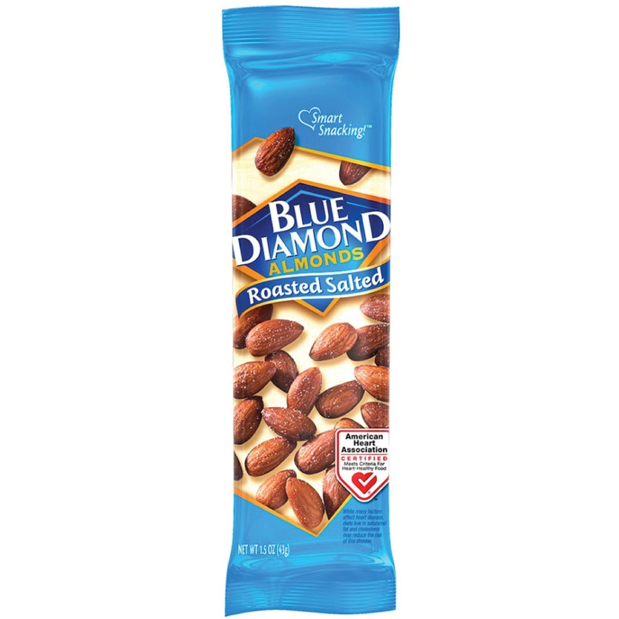 BlueDiamond Roasted Salted Almonds - Roasted & Salted - 1.50 oz - 1 Box