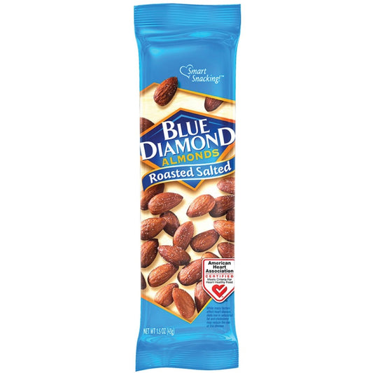BlueDiamond Roasted Salted Almonds - Roasted & Salted - 1.50 oz - 1 Box
