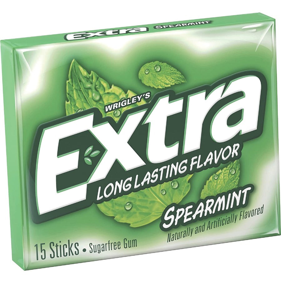 Mars Spearmint Flavored Chewing Gum - Spearmint - 1 Box