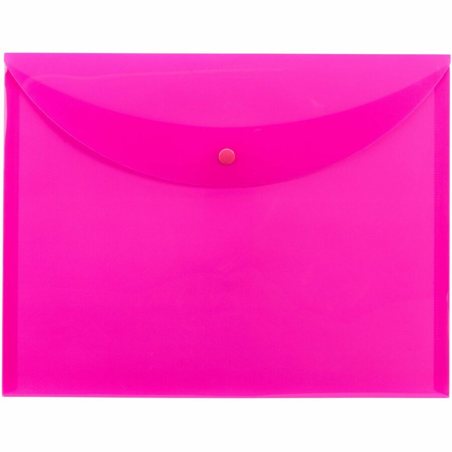 Smead Letter Filing Envelope - 8 1/2" x 11" - Pink - 10 / Box