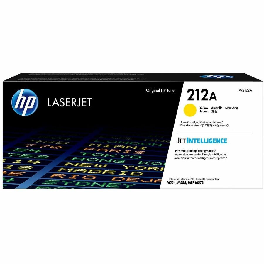 HP 212A Original Standard Yield Laser Toner Cartridge - Yellow - 1 Each - 4500 Pages