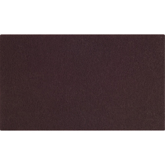 Scotch-Brite Surface Preparation Pads - Rectangle - 14" Width x 20" Length x 0.40" Thickness - Scrubbing, Stripping - Concrete, Granite, Marble, Vinyl, Wood, Terrazzo, Stone Floor - 600 rpm Maximum Speed Supported - Residue-free - Nylon Fiber - Maroon...