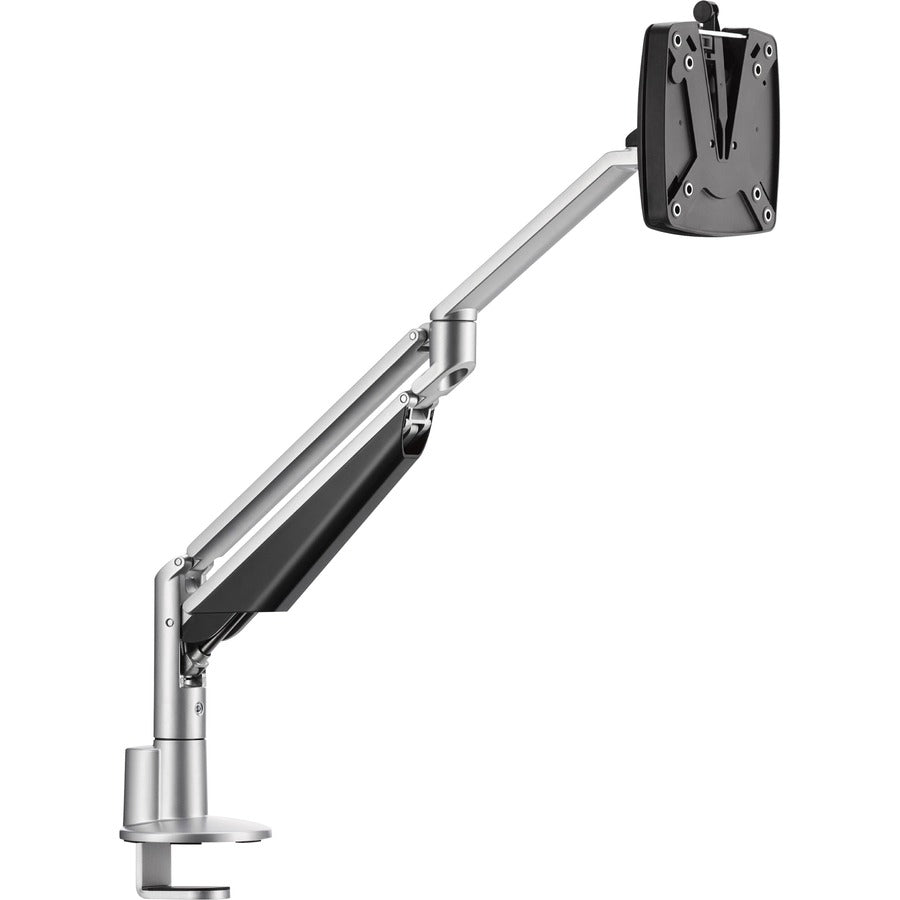 Novus CLU Duo 990+2019+000 Mounting Arm for Monitor - Silver - 1 Display(s) Supported - 15 lb Load Capacity - 75 x 100 - Aluminum, Metal, Plastic - 1 Carton