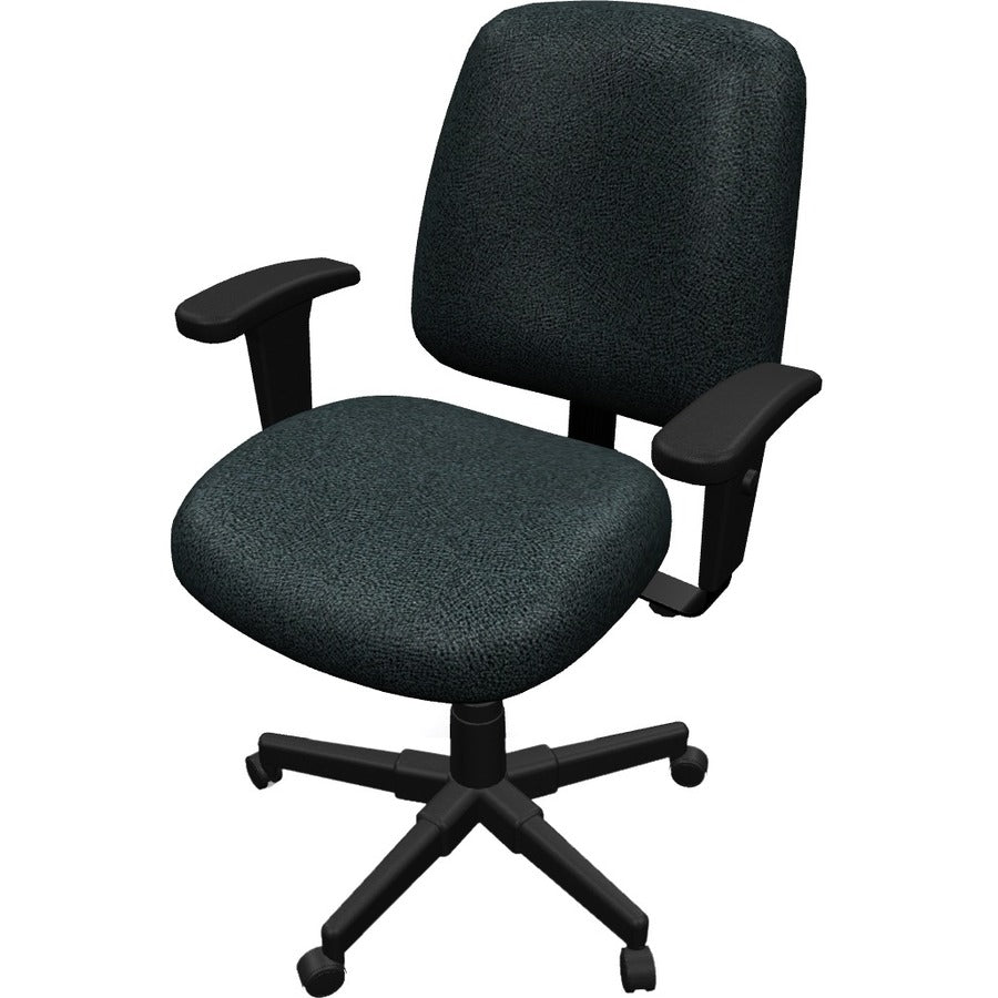 Eurotech 4x4 Task Chair - Beige Seat Color - Beige Back Color - Black Frame Color - 5-star Base - Perfection Beige - Armrest - 1 Each