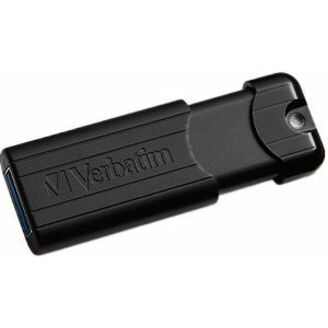 Verbatim 32GB PinStripe USB 3.2 Flash Drive Business Pack - 32 GB - USB 3.2 (Gen 1) Type A - Black - Lifetime Warranty - 10 / Pack