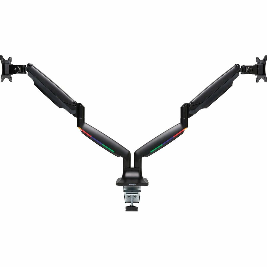 Kensington SmartFit Mounting Arm for Monitor, Flat Panel Display, Curved Screen Display - Black - Height Adjustable - 2 Display(s) Supported - 13" to 34" Screen Support - 19.84 lb Load Capacity - 75 x 75, 100 x 100 - VESA Mount Compatible - 1 Each