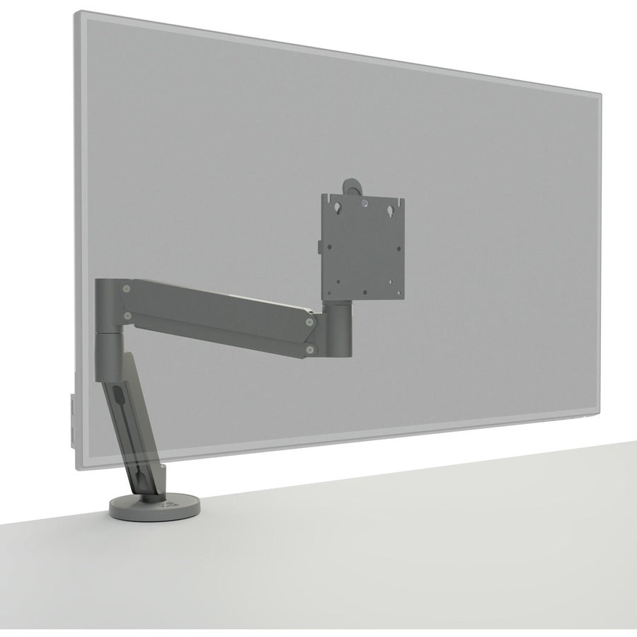 Chief Koncī, s DMA1S Desk Mount for Monitor - Silver - Height Adjustable - 1 Display(s) Supported - 32" Screen Support - 15 lb Load Capacity - 75 x 75, 100 x 100 - 1 Each