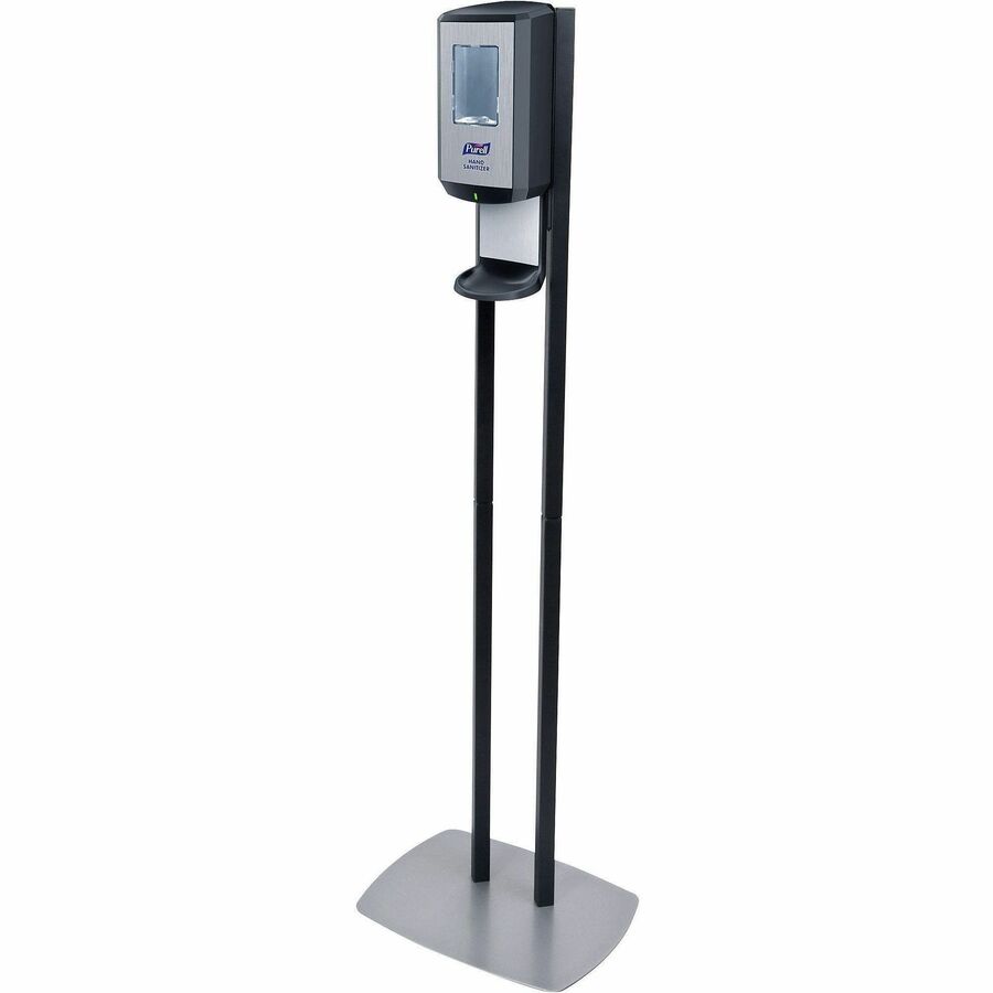 PURELL&reg, CS6 Dispenser Floor Stand - 5" Height x 13.50" Width - Freestanding - ABS Plastic - Gray