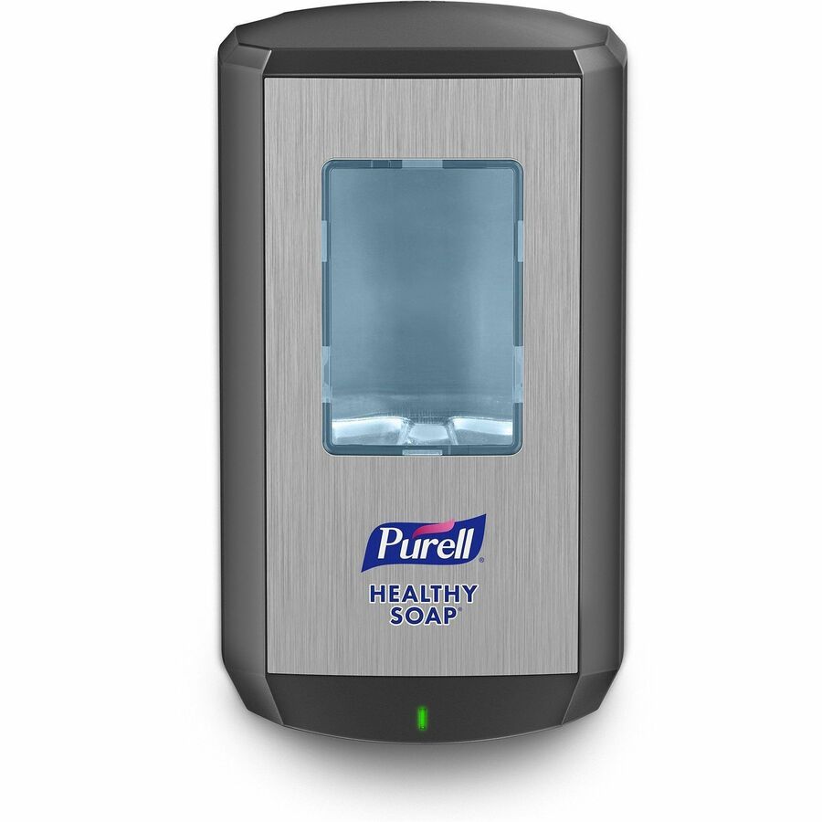 PURELL&reg, CS6 Soap Dispenser - Automatic - 1.27 quart Capacity - Support 4 x C Battery - Site Window, Wall Mountable, Durable - Gray - 1 Carton