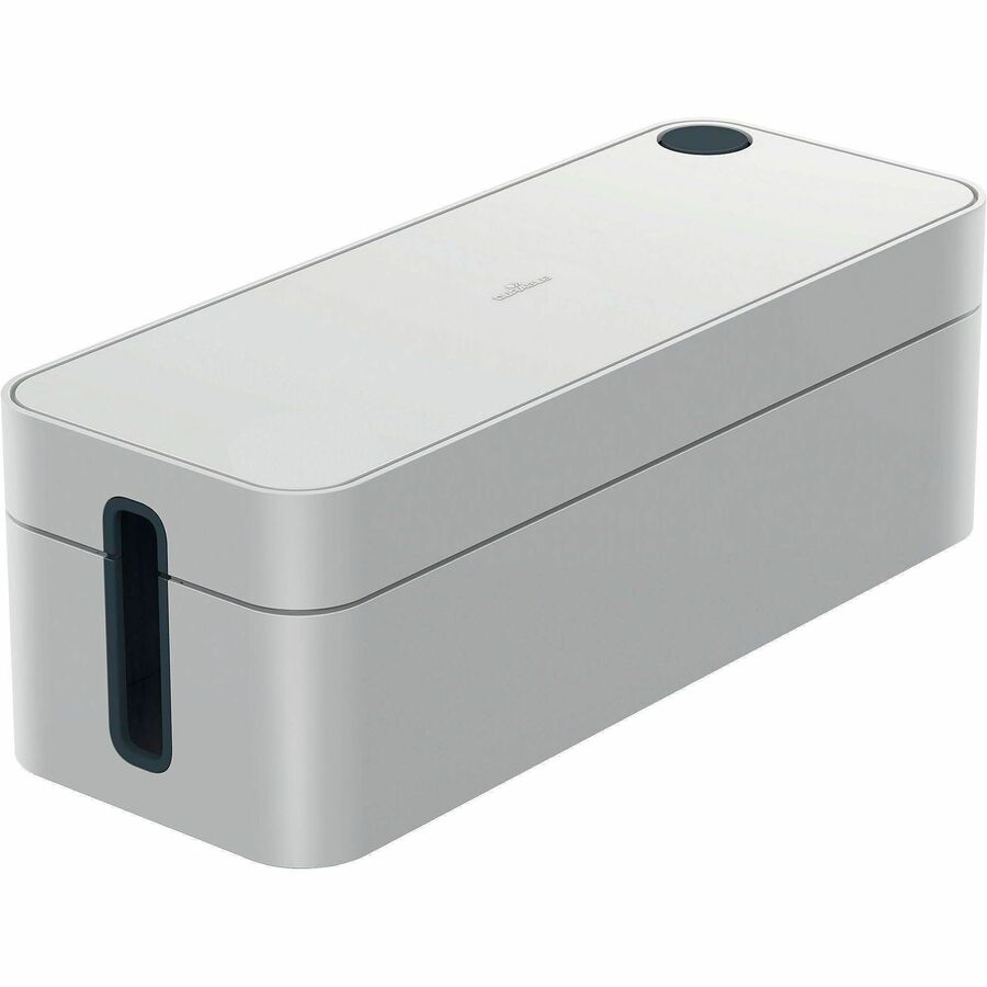 DURABLE CAVOLINE BOX L, Gray - Cable Box - Gray - Plastic - 1 Each