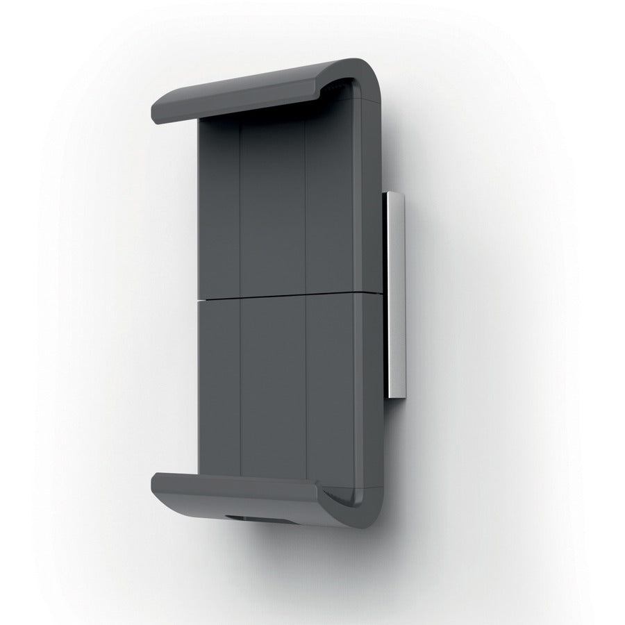 DURABLE Wall Tablet Holder XL - Portrait, Landscape - 2" Height x 3.3" Width x 7.1" Depth - Rubber, Steel, ABS, Aluminum - Silver - 1 Each