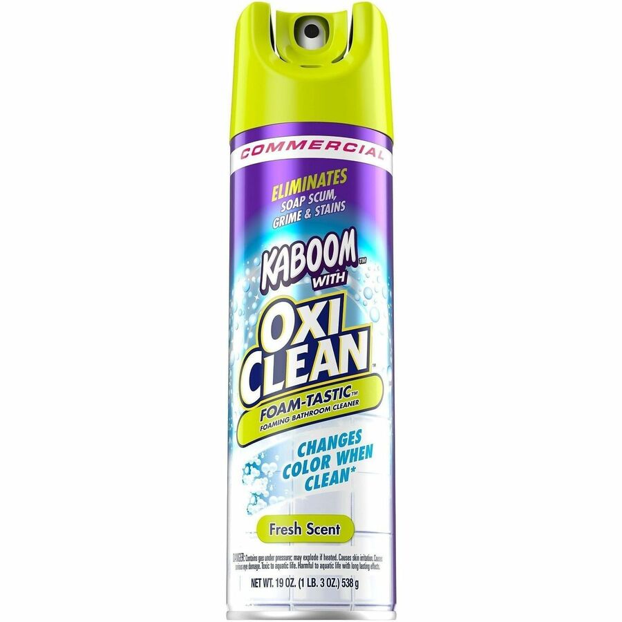 Kaboom Foam-Tastic Bathroom Cleaner - Ready-To-Use - 19 oz (1.19 lb) - Fresh Scent - Residue-free, Fast Acting, Non-staining, CFC-free - Clear - 1 Each