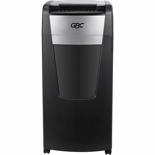 GBC AutoFeed+ Large Office Shredder, 750X, Super Cross-Cut, 750 Sheets - Continuous Shredder - Super Cross Cut - 20 Per Pass - for shredding Credit Card, Paper Clip, Staples, Paper - P-4 - 4 Hour Run Time - 37 gal Wastebin Capacity - Black