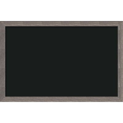 U Brands Magnetic Chalkboard - 36" (3 ft) Width x 24" (2 ft) Height - Decor Rustic Frame - Horizontal/Vertical - 1 Each