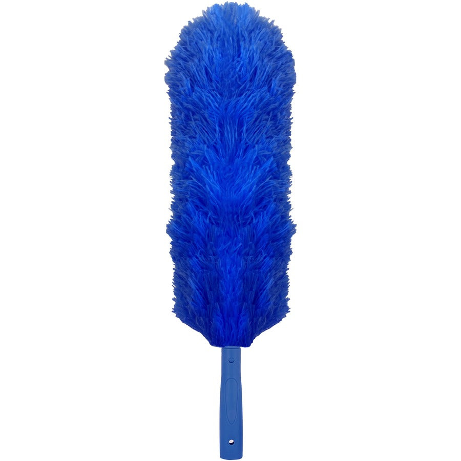 Ettore Microswipe Microfiber Duster - MicroFiber Bristle - Blue - 1 Each