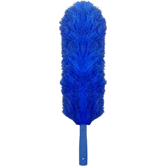 Ettore Microswipe Microfiber Duster - MicroFiber Bristle - Blue - 1 Each