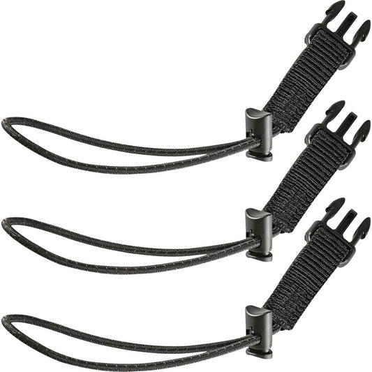 Ergodyne 3026 Standard Accessory Pack Retractables - Loops - 2 lb Load Capacity - Standard - Loop Attachment - 1.5" Height x 7" Width x 5.3" Length - Black - Nylon Webbing - 3 / Pack