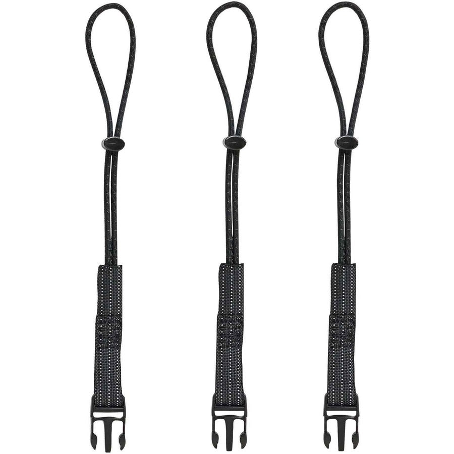 Ergodyne 3103 Standard Accessory Kit - Detachable Loops - Nylon - Black - 3 /Pack - 18 / Carton