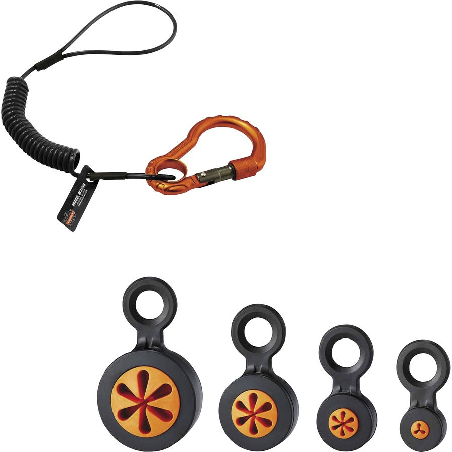 Ergodyne 3194 Hand Tool Tethering Kit - 1lb / 0.5kg - Plastic, Aluminum - Multi - 1 Each