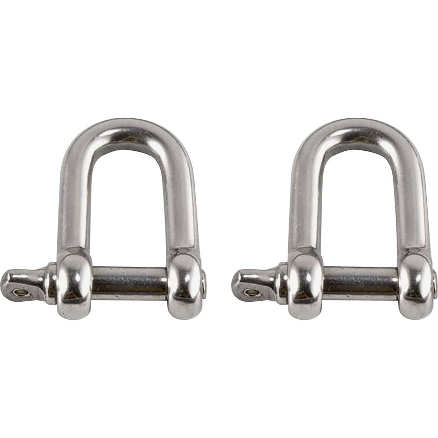 Ergodyne 3790 Tool Shackle (2-Pack) - 0.5" Height x 4.5" Width - Stainless - Stainless Steel - 2 / Pack