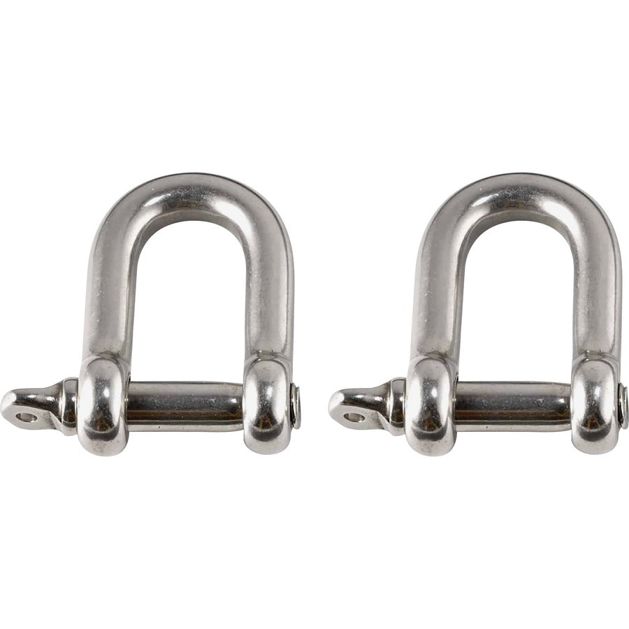 Ergodyne 3790 Tool Shackle (2-Pack) - 0.6" Height x 4.3" Width - Stainless - Stainless Steel - 2 / Pack