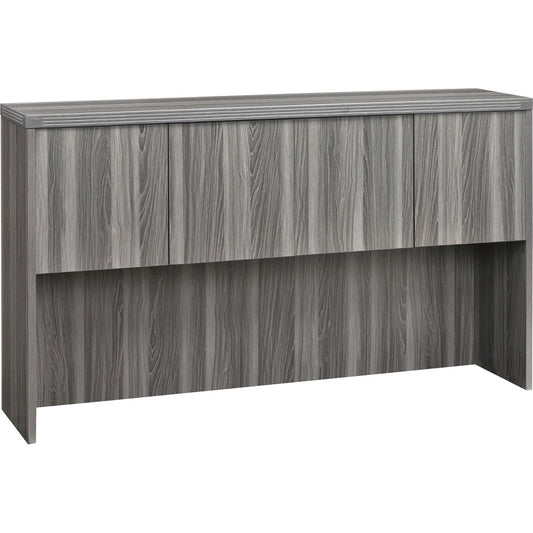 Safco Aberdeen Series 72" Hutch, Wood Doors - Rectangle - 17.4" Height x 17.4" Width0.7" Thickness Door, 37.4" Height x 70" Width x 13.3" Depth Interior Cabinet, 39.1" Height x 72" Width x 15" Depth Hutch - 4 Door(s) - Material: Medium Density Fiberboa...