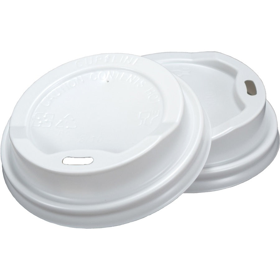 RDI Oval Slot Cup Lids - Round - White - 1000 / Carton