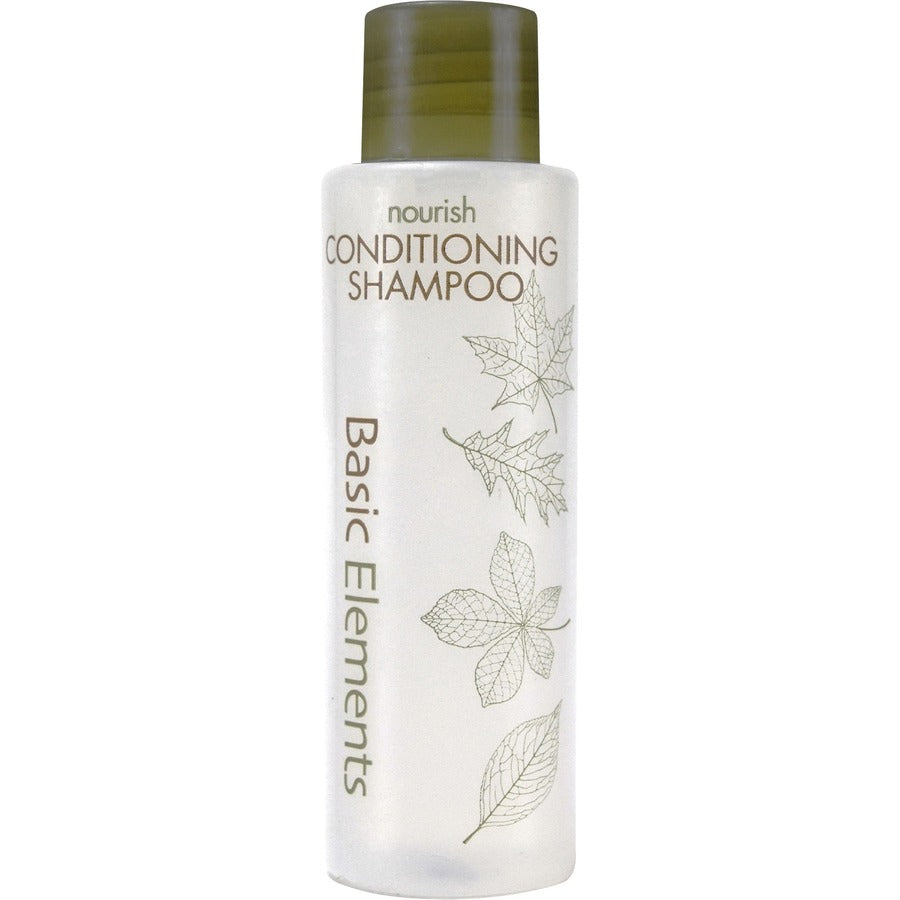 Basic Elements Shampoo - 1 fl oz (30 mL) - Bottle Dispenser - Skin - Multicolor - Anti-irritant, Dye-free, Fragrance-free - 200 / Carton