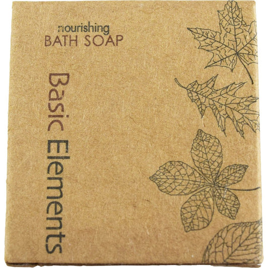 Basic Elements Nourishing Bath Soap - Clean Scent - 1.27 oz - Bath, Skin - Multi - Anti-irritant, Fragrance-free, Dye-free - 200 / Carton