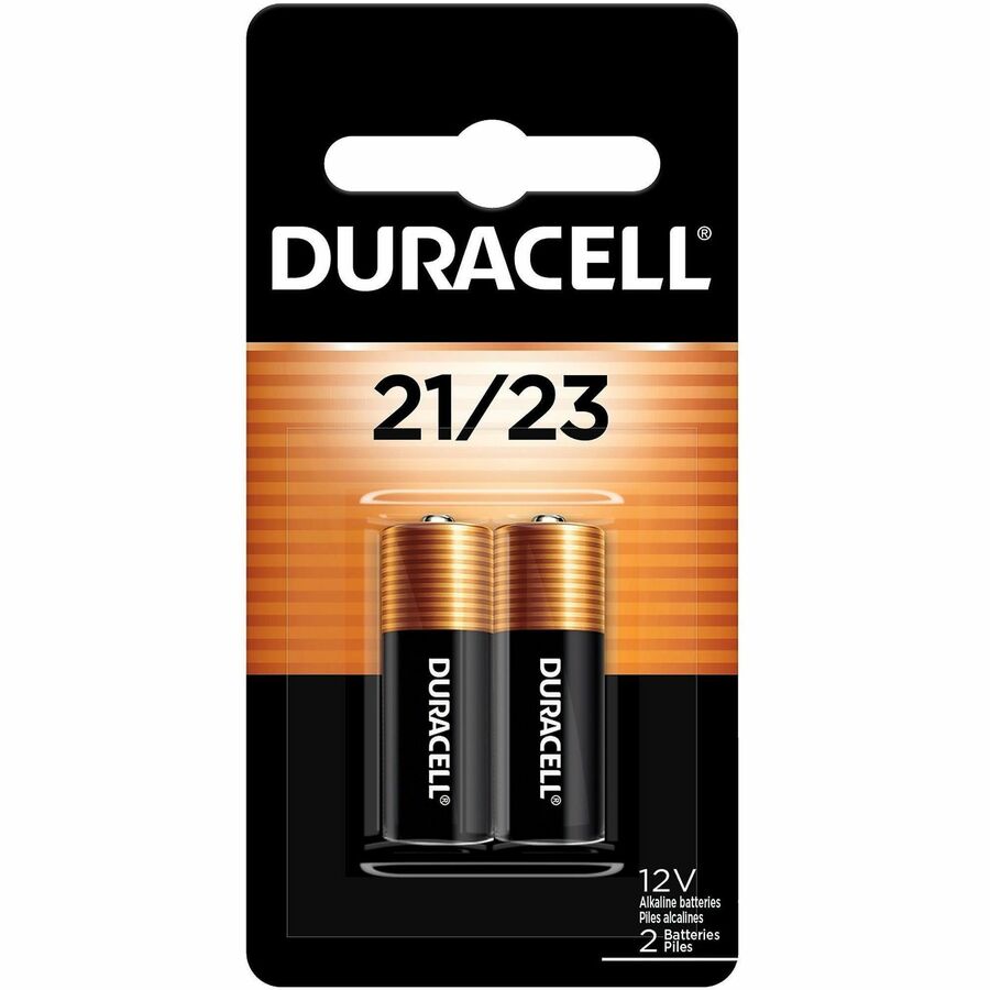 Duracell 12-Volt Security Battery - For Keyless Entry, Car Alarm, Keyfob Transmitter, GPS Device, Child Locator, Remote Control - 12 V DC - 2 / Pack