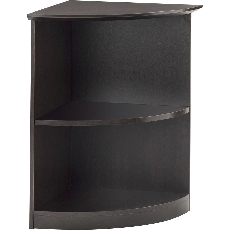 Safco Medina Mocha Laminate Office Unit - 1" Thickness Shelf, 29.5" Height x 20" Width x 20" Depth Bookshelf - 2 Shelve(s) - Beveled Edge - Material: Medium Density Fiberboard (MDF) - Finish: Mocha Laminate - Durable, Ergonomic - For Office, Home - 1 Each