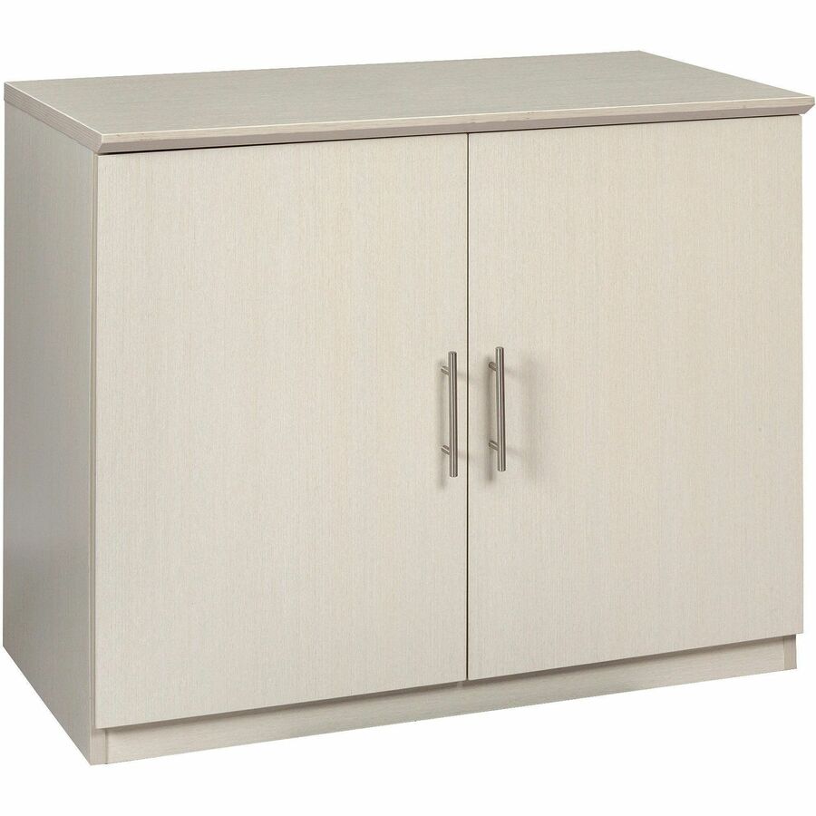 Safco Medina Textured Sea Salt Laminate Unit - 1" Thickness Work Surface, 29.5" Height x 36" Width x 20" Depth Return, 0" Thickness Table Top, 26.3" Height x 17.8" Width1" Thickness Door - 2 Door(s) - 1 Adjustable Shelf(ves) - Beveled Edge - Material:...