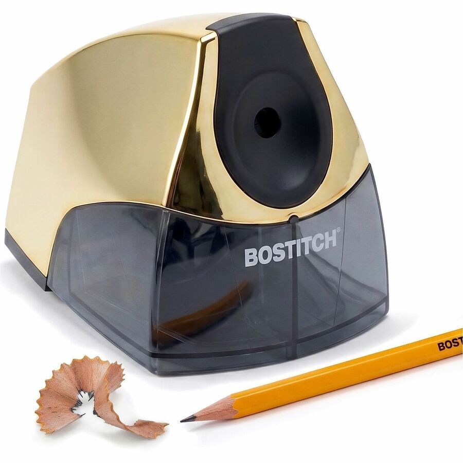 Bostitch Personal Electric Pencil Sharpener - 4" Width x 8.3" Depth - Yellow - 1 Each