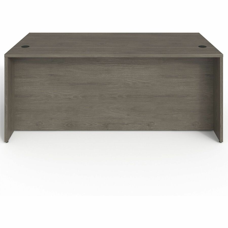 Lorell Prominence 2.0 Double-Pedestal Desk - Rectangle - 29" Height x 72" Width x 36" Depth, 1" Thickness Top - Total Drawer(s): 5 - Double Pedestal on Left/Right Side - Band Edge - Material: Particleboard - Finish: Thermofused Melamine (TFM) - Durable...