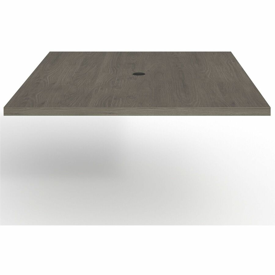 Lorell Prominence 2.0 Rectangular Conference Tabletop - Rectangle - 60" Width x 48" Depth, x 1.5" Thickness Top - Material: Particleboard - Finish: Gray Elm - Laminated, Durable, Mar Resistant, Burn Resistant, Impact Resistant, Sturdy, Edge Banding, Gr...