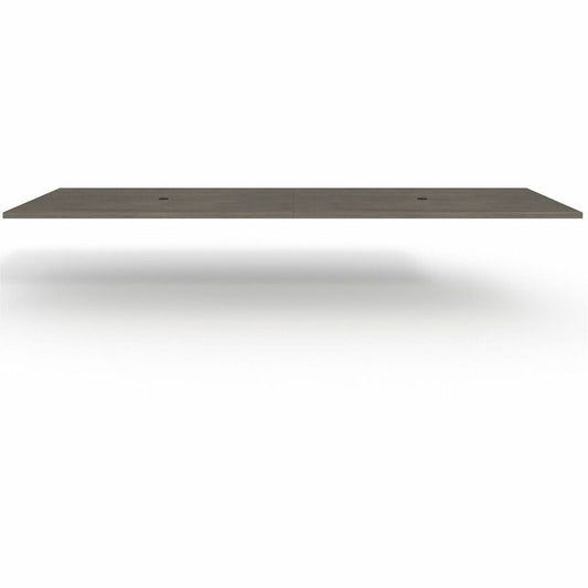 Lorell Prominence 2.0 Rectangular Conference Tabletop - Rectangle - 72" Width x 48" Depth, x 1.5" Thickness Top - Material: Particleboard - Finish: Gray Elm - Laminated, Durable, Mar Resistant, Burn Resistant, Impact Resistant, Sturdy, Edge Banding, Gr...