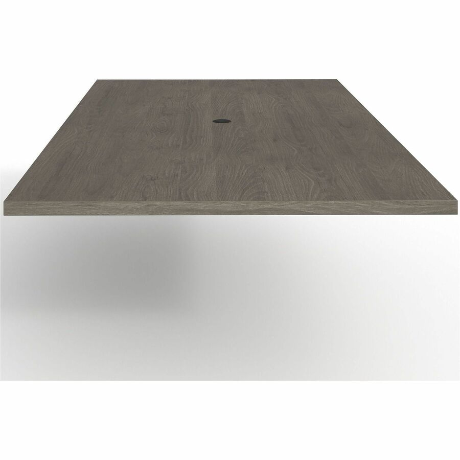 Lorell Prominence 2.0 Rectangular Conference Tabletop - Rectangle - 96" Width x 48" Depth, x 1.5" Thickness Top - Material: Particleboard - Finish: Gray Elm - Laminated, Durable, Mar Resistant, Burn Resistant, Impact Resistant, Sturdy, Edge Banding, Gr...