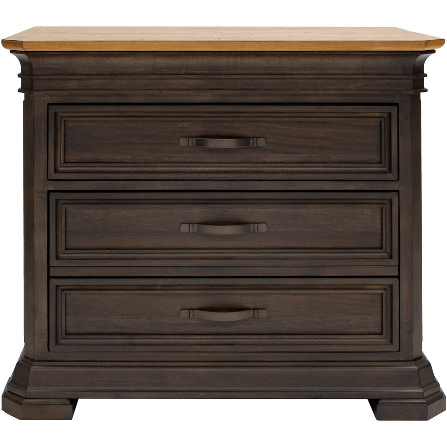 Martin Sonoma Lateral File - 30" Height x 36" Width x 22" Depth - Total Drawer(s): 2 - Material: Solid Wood - Finish: Dark Roast - 1 Each