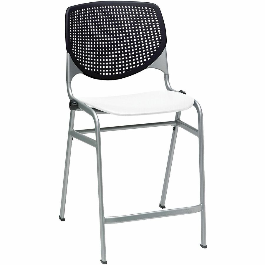 KFI Seating Bar Stool - Black, White - 1 Each
