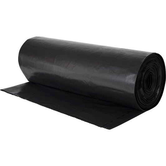 Genuine Joe Heavy-duty Trash Can Liners - 55 gal Capacity - 58" Length x 39" Width x 2.70 mil (69 Micron) Thickness - Black - Waste Disposal, Debris, Office Waste, Food Waste - 50 / Carton