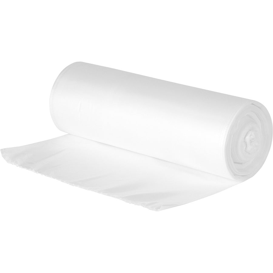 Genuine Joe Heavy-duty Trash Can Liners - 60 gal Capacity - 58" Length x 39" Width x 2.70 mil (69 Micron) Thickness - Clear - Waste Disposal, Debris, Office Waste, Food Waste - 1 Carton