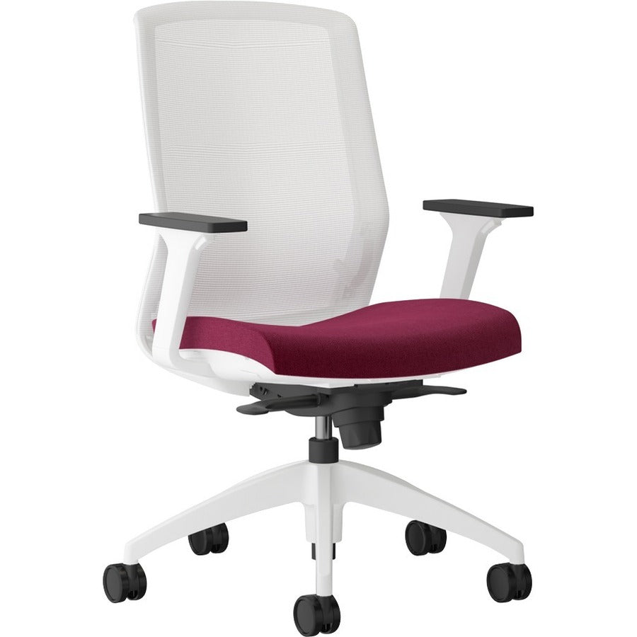 9 to 5 Seating Neo Task Chair - Onyx Seat Color - Foam, Fabric Seat Material - Gray Back Color - 5-star Base - 1 Each